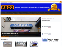 Tablet Screenshot of abco.com.gt