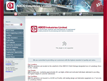Tablet Screenshot of abco.ca